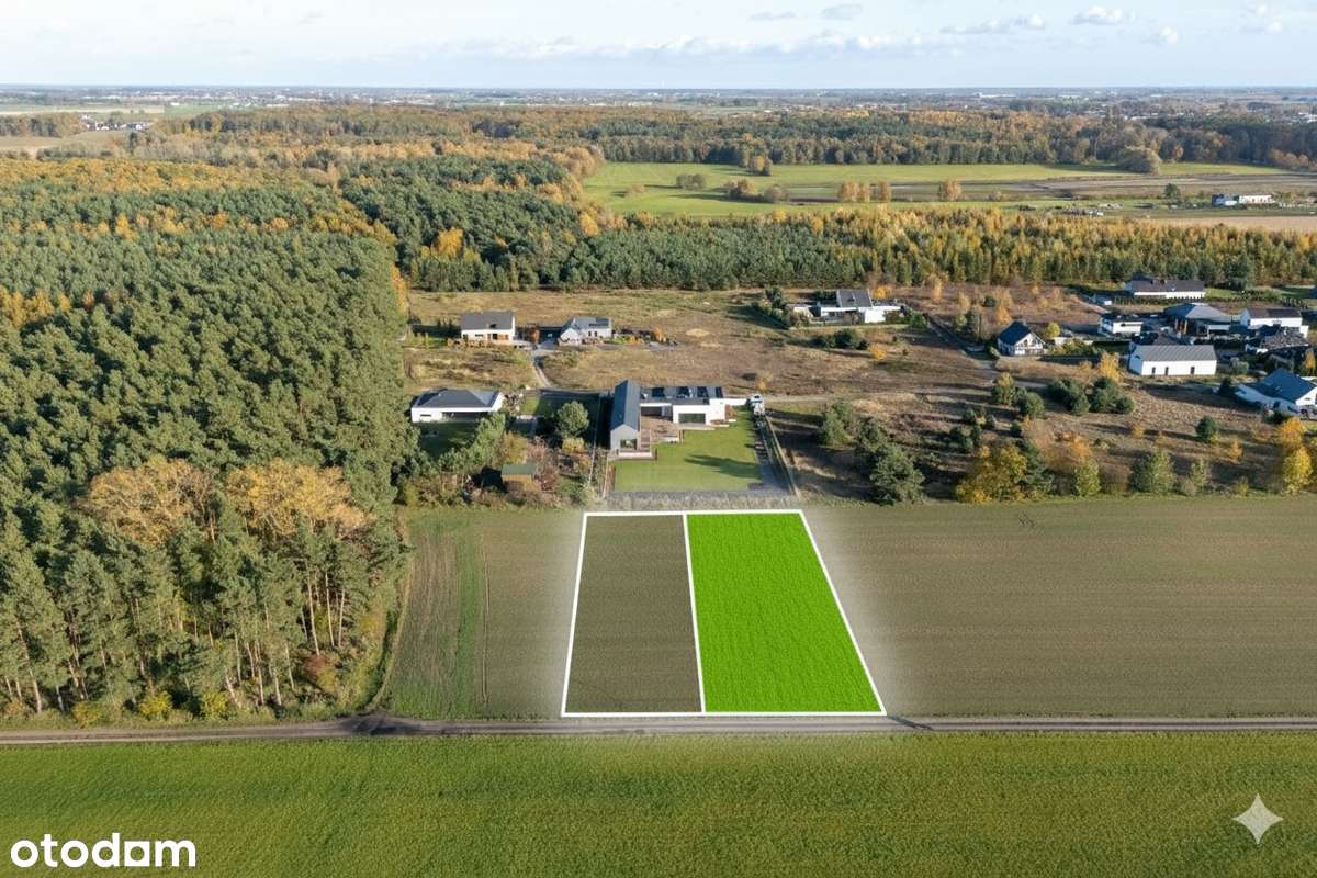 Działka 1674 m² – Poznań, Szczepankowo • WZ • tuż przy lesie • nr 2/3-1