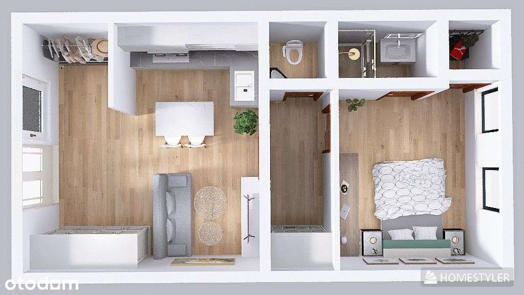 Bezczynszowe mieszkanie z potencjałem-0