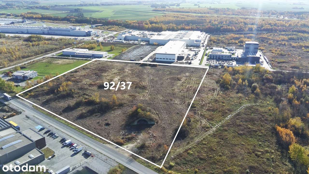 Na Sprzedaż Uzbrojony Grunt  5 Ha pod Aktywność Gospodarczą Blisko A4-8