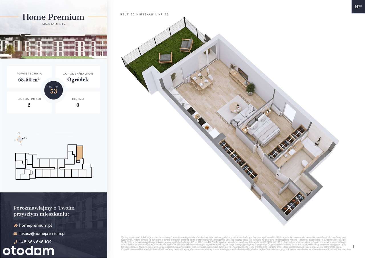 Home Premium | apartament 2-pok. | 2_53 - Pełny obrazek: 2/7