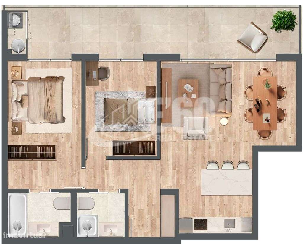 APARTAMENTO T2 EM CONSTRUÇÃO S. FELIX DA MARINHA-7