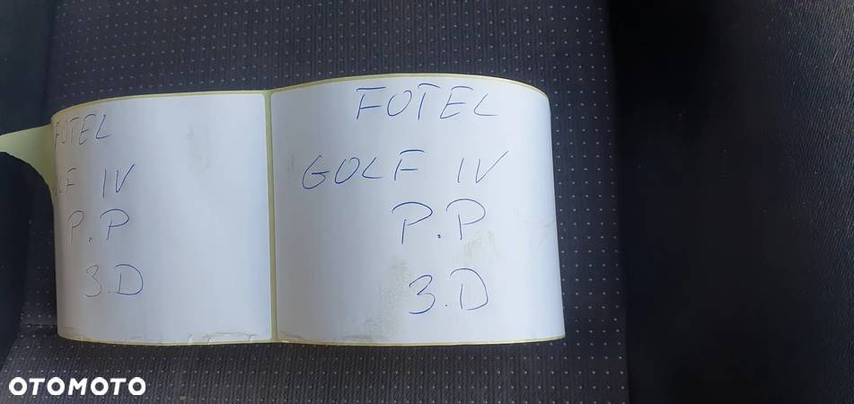 Fotel pasażera prawy przód VW Golf IV 4 3D - 7