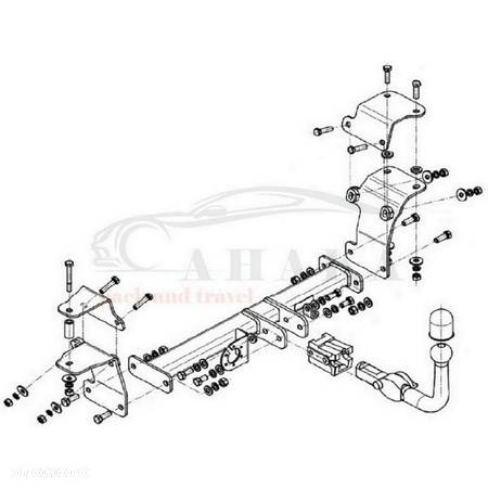 Hak Holowniczy Wypinany Automat Do Suzuki Ignis Od 2016 - 2