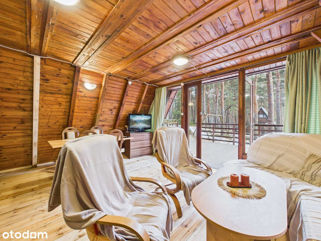 Domek Letniskowy w Lesie Kominek Wyposażenie W Cenie Warężyn-12