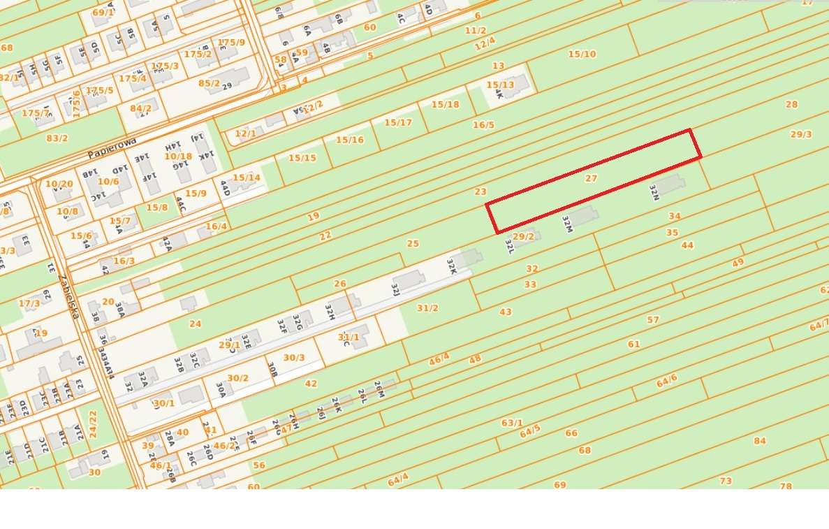 Działka inwestycyjna, WAWER, os. Las, MPZP, 3035m2-1