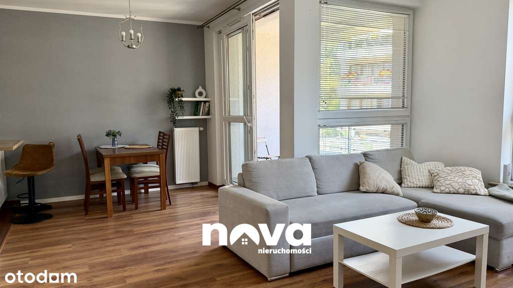 2 pokoje, 54 m², winda, duży balkon i garderoba