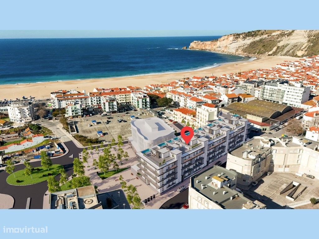 Apartamento T1+1 em construção, junto ao mercado na Nazaré | Lote 3 - Grande imagem: 1/24