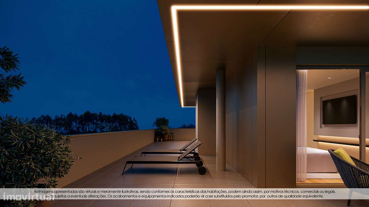 T2 Novo C/ Varanda e Lugar de Garagem em Arcozelo-23