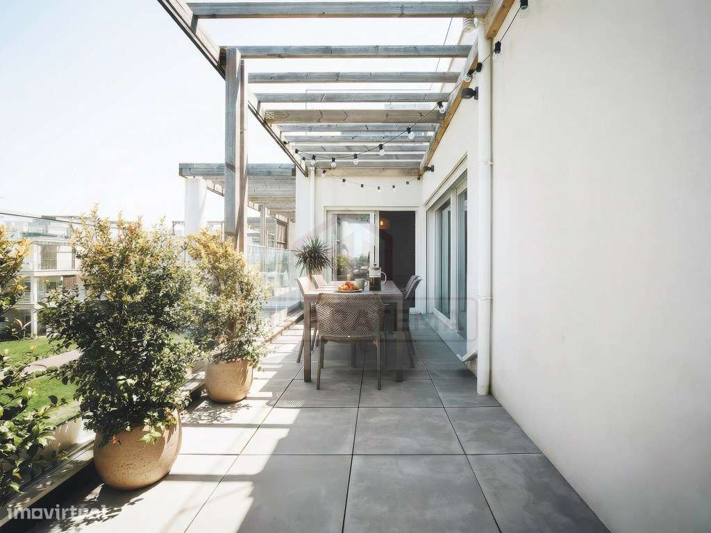 Apartamento T2 com rooftop e estacionamento - Mar à Vista-12