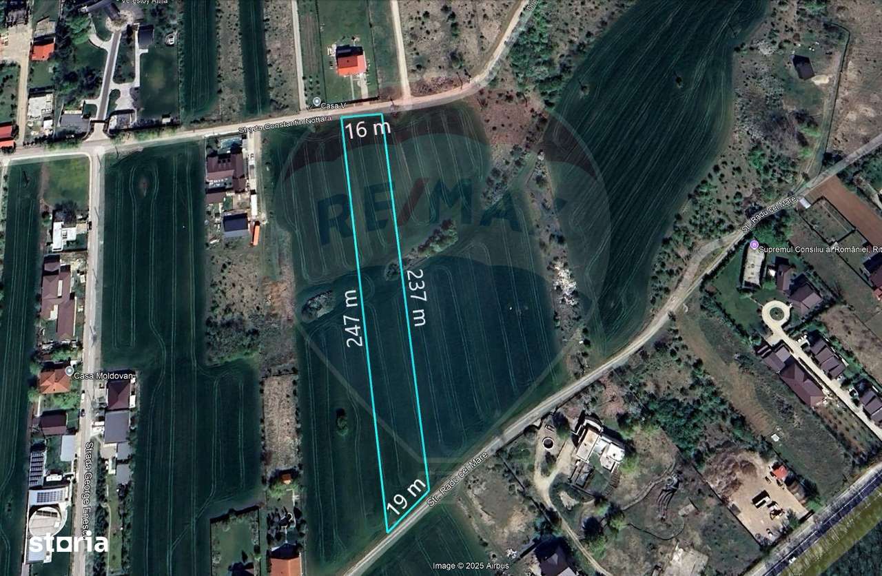 Teren intravilan, 3916 mp, dubla deschidere, Vladisceasca - Imagine principală: 2/7