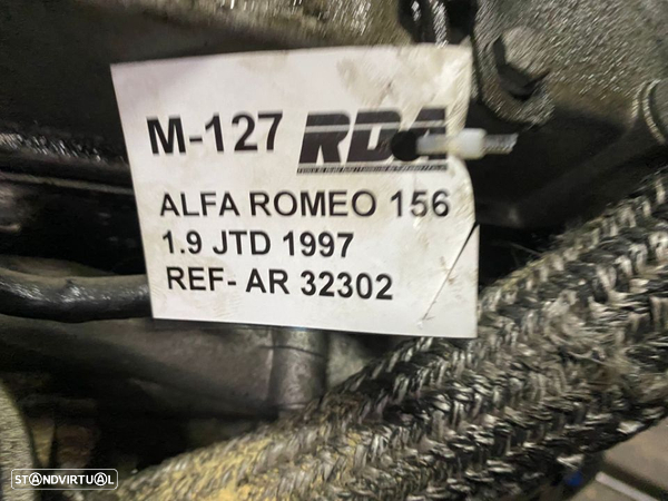 M127- Motor Alfa Romeo 156 1.9 Jtd 1997 Ref- AR32302 - 5