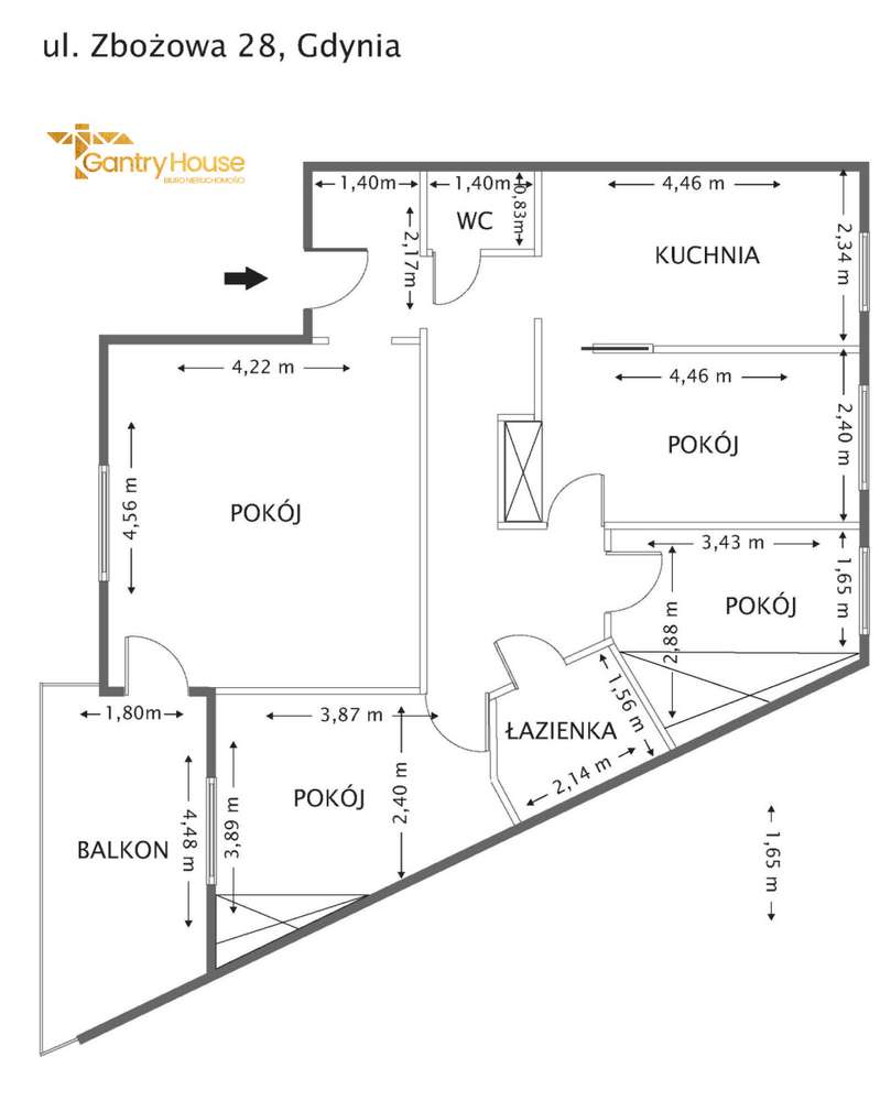 Duże mieszkanie z komórką 9,4m2 w cenie-14