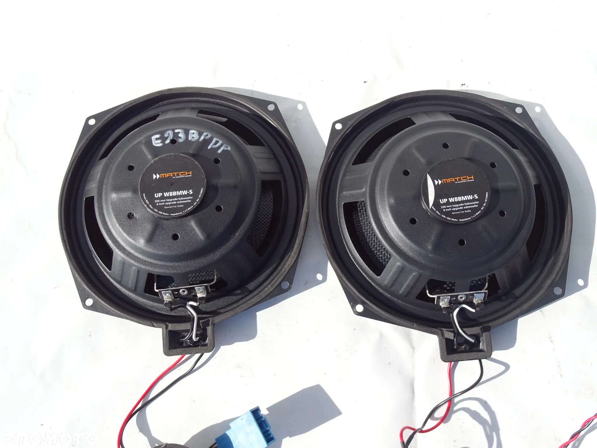 GŁOŚNIK GŁOŚNIKI SUBWOOFER WZMACNIACZ MATCH BMW E92 E93 F-VAT - 9