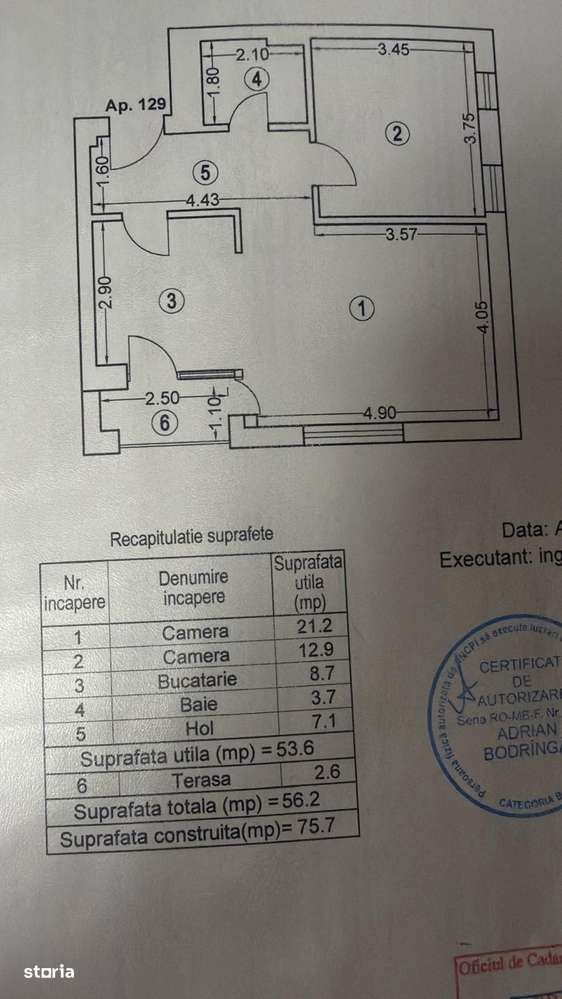 Apartament | 2 camere | Parcare subterana | Cloud 9-11