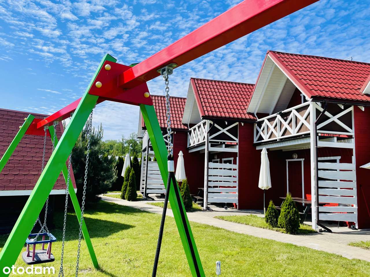 Sarbinowo Chłopy działka z domkami drewnianymi blisko morza - Pełny obrazek: 1/11