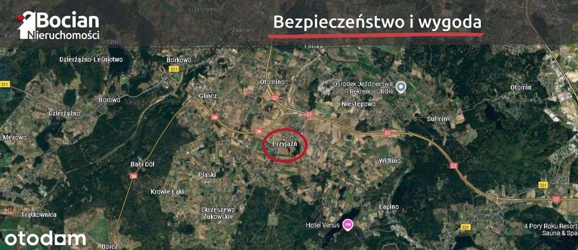 Kompleks płaskich działek nad jeziorem! Przyjaźń!-6