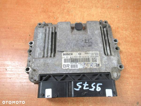 KOMPUTER SILNIKA OPEL ASTRA H 1,9 CDTI 0281012549 55198922 BR + PIN - 1