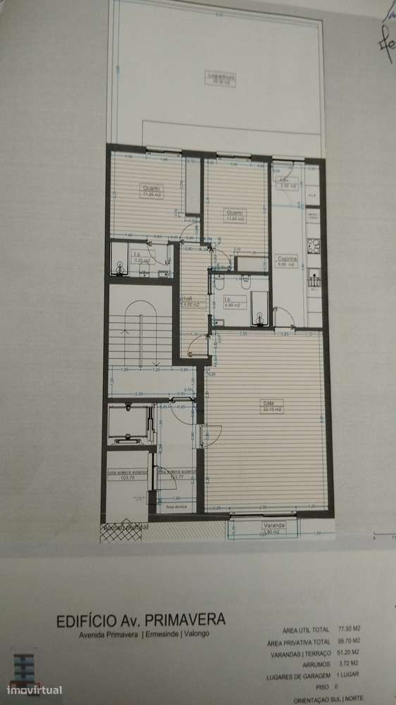 T2 Novo com Terraço / Ermesinde ( Bombeiros) - Grande imagem: 5/6