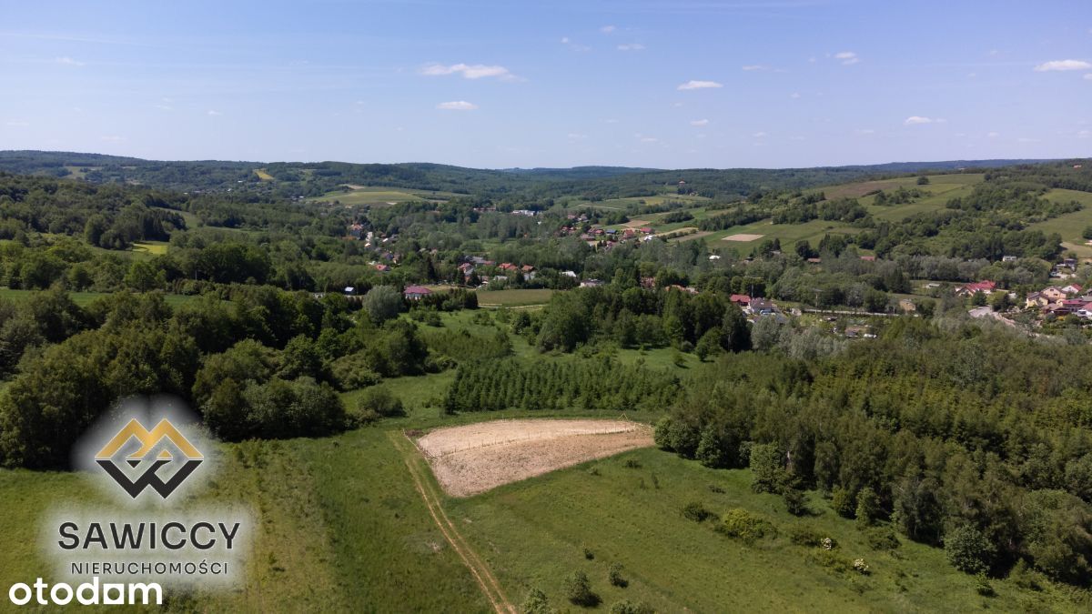 Widokowa działka budowlana u podnóża Bieszczad