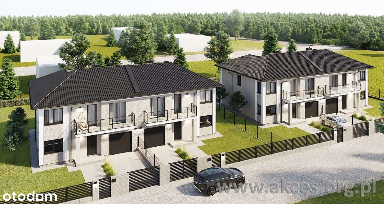 Janki 1/2 bliźniaka, 160/450m, spokojna okolica - Pełny obrazek: 4/11