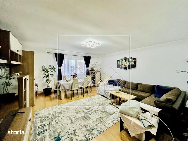 Apartament cu 3 camere, decomandat, 84 mp utili, mobilat + utilat