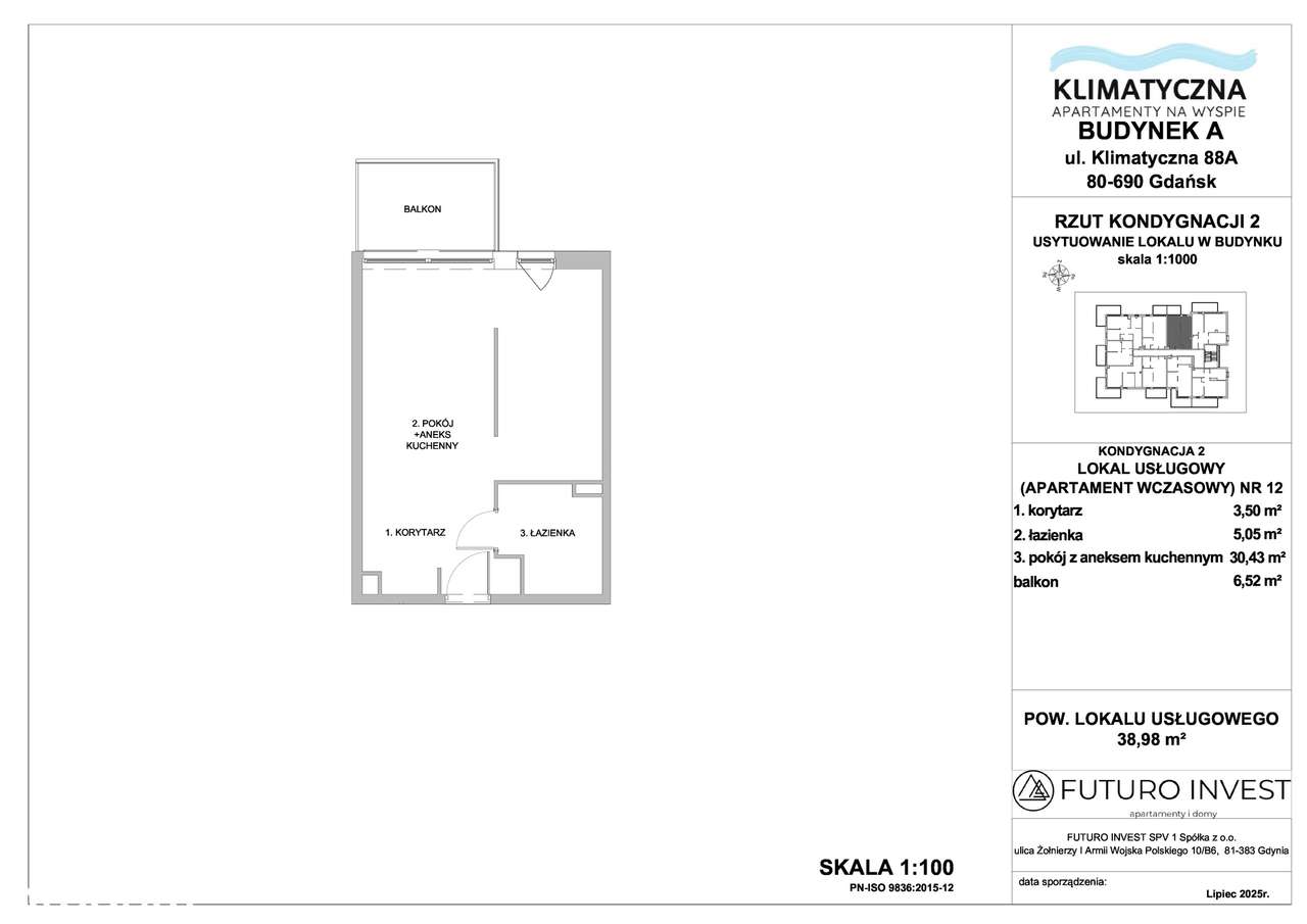 2 pokoje Apartamenty Klimatyczna A2/12 - Pełny obrazek: 2/7