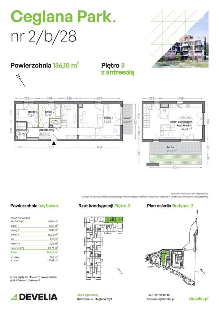 5-pokojowe mieszkanie 136m2 + taras - Pełny obrazek: 2/9