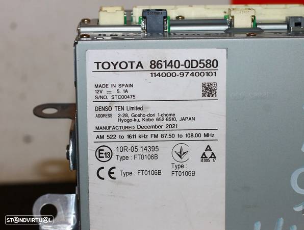 DISPLAY TOYOTA YARIS 2019 - 5