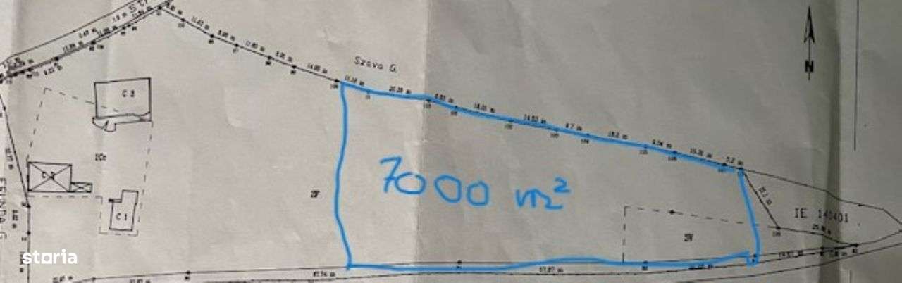 De vanzare teren intravilan zona Platou, 7000m2(7x1000) - Imagine principală: 1/1