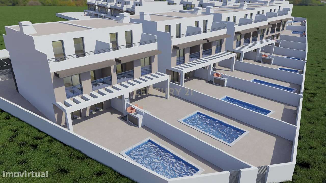 Luxuosa Moradia T3 em Construção com Piscina em Vila Real de Santo Ant - Grande imagem: 4/24