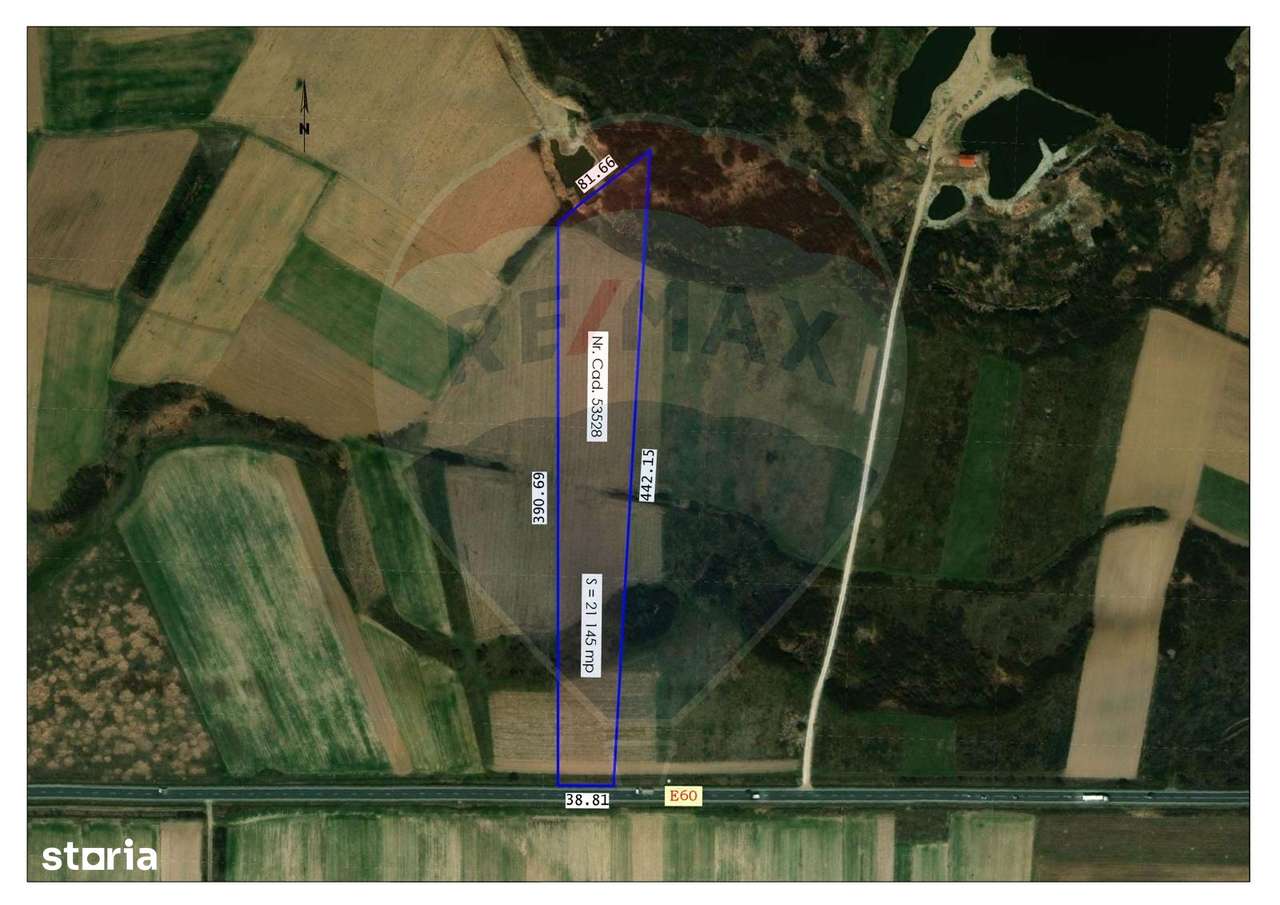 De vânzare teren intravilan, în Săbolciu, cu deschidere la E60 - Imagine principală: 1/6