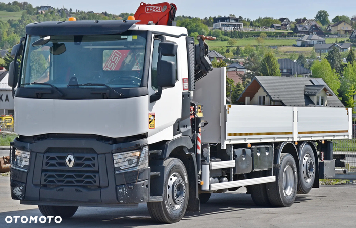 Renault C 380 * SKRZYNIA 7,05 m + FASSI F 173 C + PILOT * STAN BDB! - 4