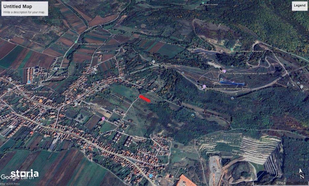 Teren de vânzare în Gusterița, cu acces asfaltat-8