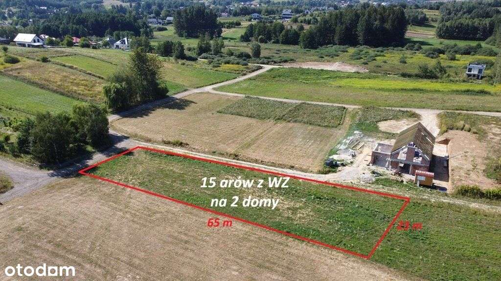 Rzeszów, ul. Dębicka, 15 arów, Wz na 2 domy