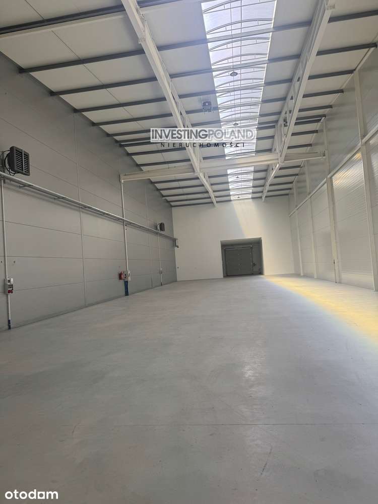 Magazyn ,hala  produkcyjna  z dokiem i dużą bramą, placem do wynajęcia - Pełny obrazek: 4/7