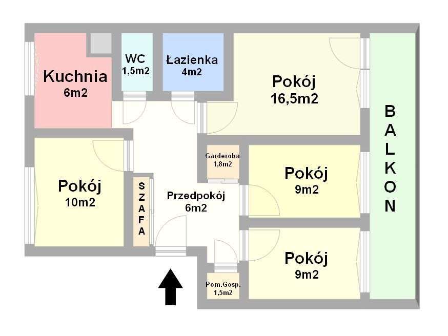 Mieszkanie bez pośredników Wrocław Bystrzycka z najemcami lub bez - Pełny obrazek: 5/20