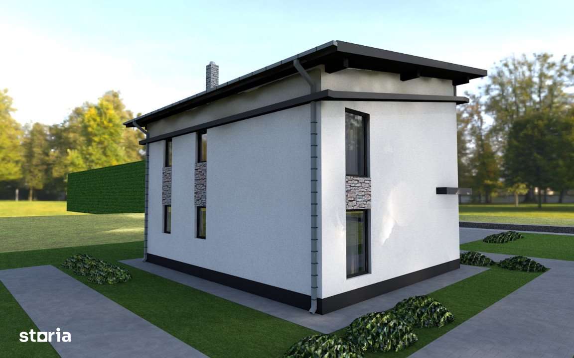 Casa moderna, individuala, teren 600mp - Imagine principală: 4/9