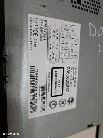 Fiat Doblo II Radio Cd Faryczne 7355608330 - 4