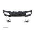 DIFUSOR PARA MERCEDES W206 AMG 21- LOOK C63 + PONTEIRAS DE ESCAPE QUADRADAS CROMADAS - 2