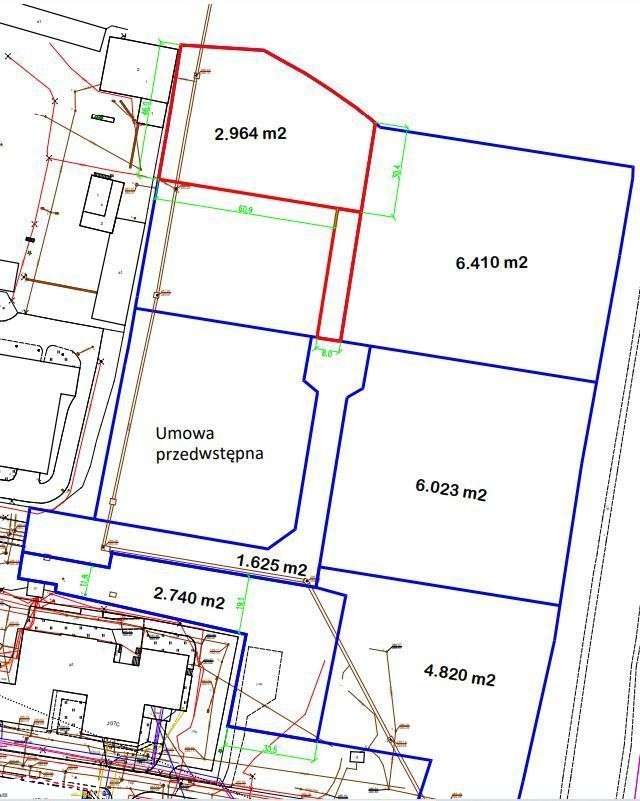 Bytom- działka inwestycyjna o pow. 2.964m2 - Pełny obrazek: 2/4