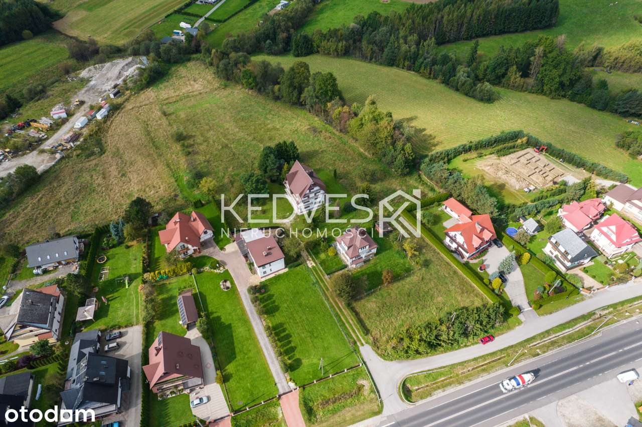 Działka budowlana - Skawa - MPZP-7