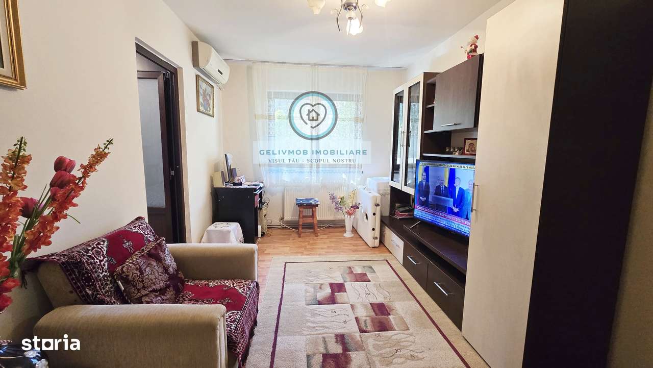 Ploiesti - Malu Rosu, 2 camere, izolat + CT, AC, mobilat si utilat-0