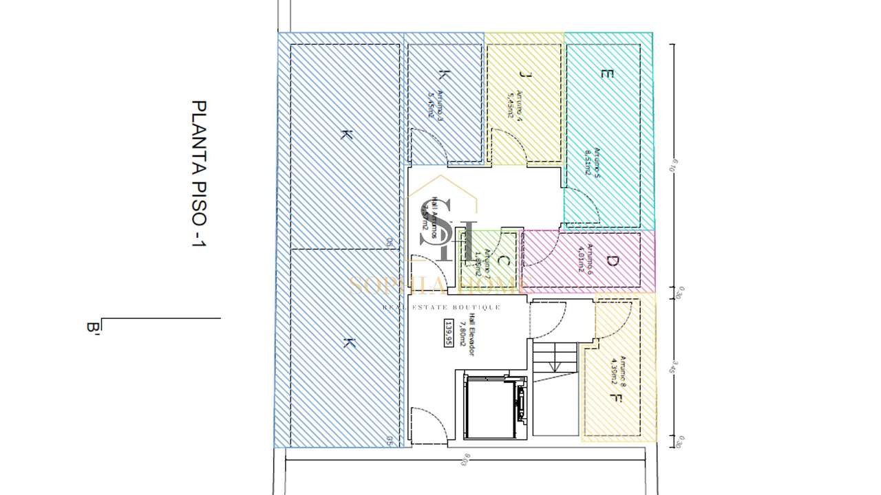 Apartamento T1 Novo - Metro St. Ovídeo-17