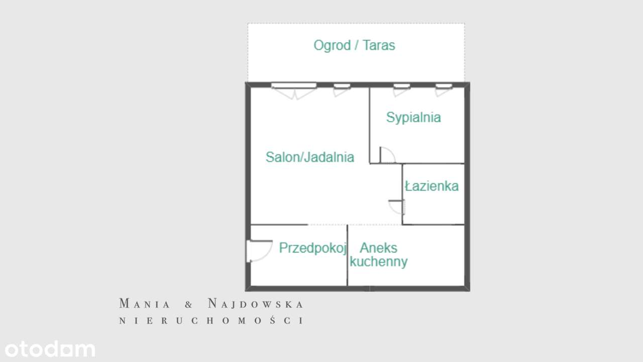 Mieszkanie w centrum miasta, na parterze z ogródkiem Viniarnia Home-13