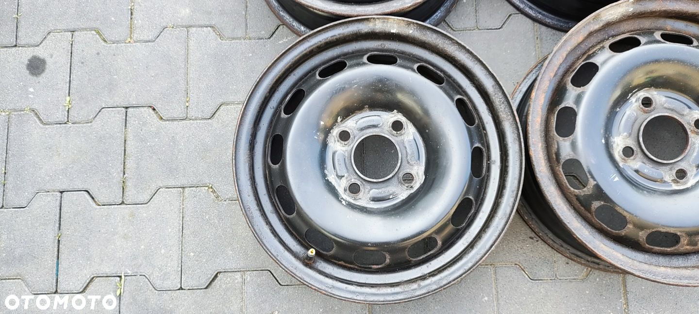 Felgi stal 14 Ford Fiesta Mk6 Mk7 Ka 4x108 ET 37 z czujnikami ciś. - 3