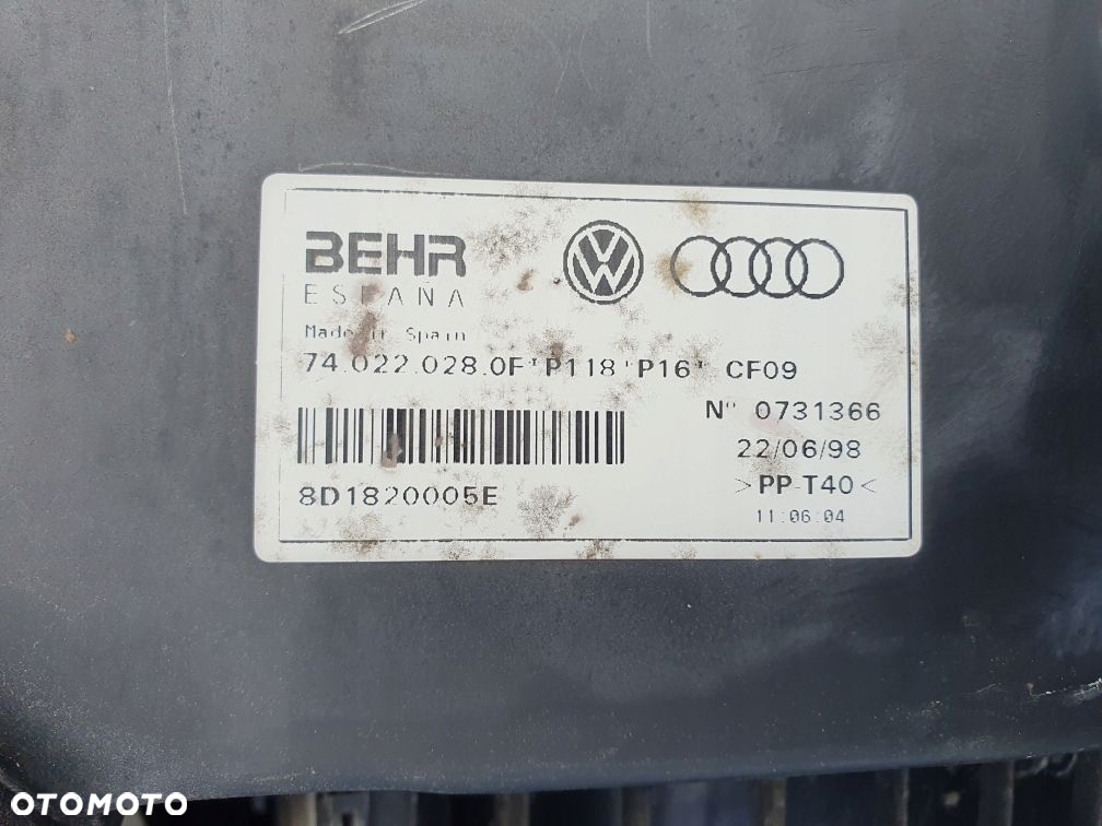 8D1820005E NAGRZEWNICA KOMPLETNA KLIMATRONIC VW PASSAT B5 1.9 TDI KLIMA - 2