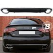 Difuzor Bara Spate cu Ornamente compatibil cu Audi A4 B8 RS Design - 1