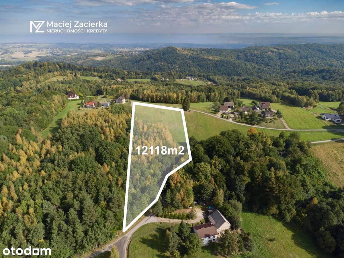 Widokowa działka siedliskowa z potencjałem Wysoka ( gmina Wadowice) - Pełny obrazek: 5/6