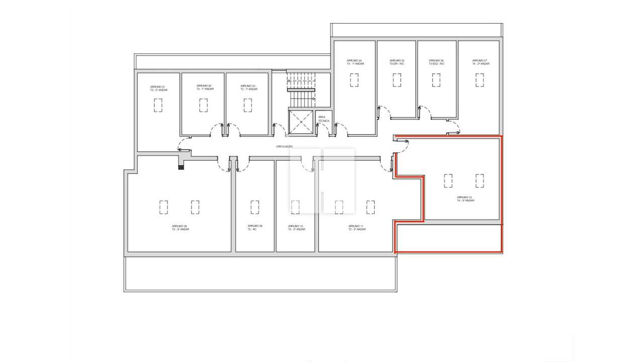 Espaçoso T4+1 Duplex c/ Vista Mar-48