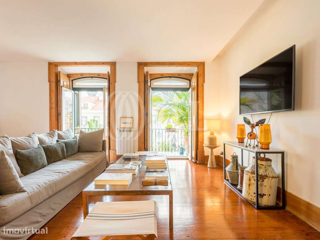 Apartamento T2+1 com terraço no Chiado, em Lisboa - Grande imagem: 3/25
